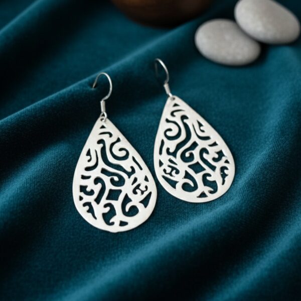 Handmade Indian Silver Earrings