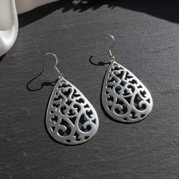 Handmade Indian Silver Earrings