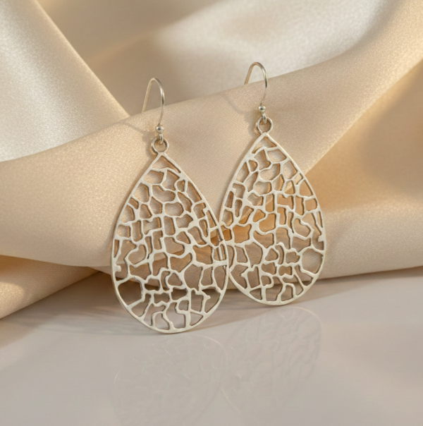 Minimalist Designed Silver Earrings