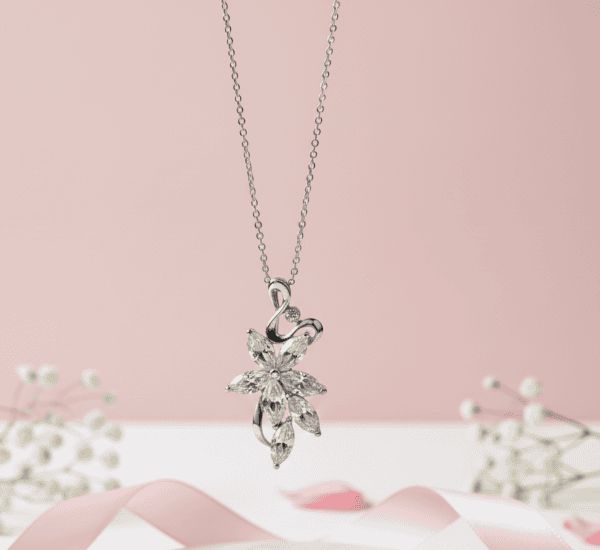 Floral Sterling Silver Pendant