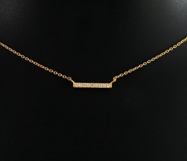 Bar Necklace in Sterling Silver