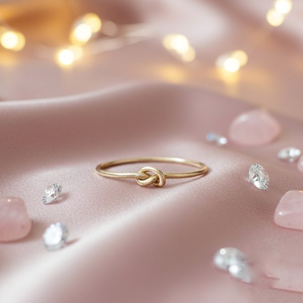 Gold Plated Knot Ring