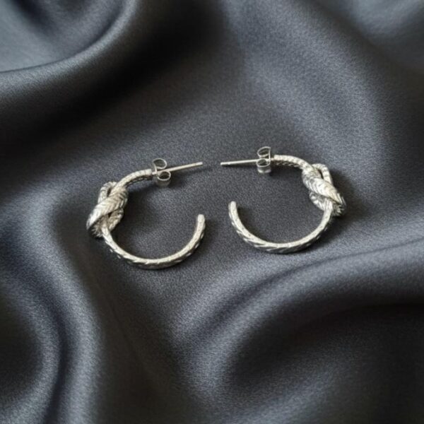 Half Hoop Knot Earrings