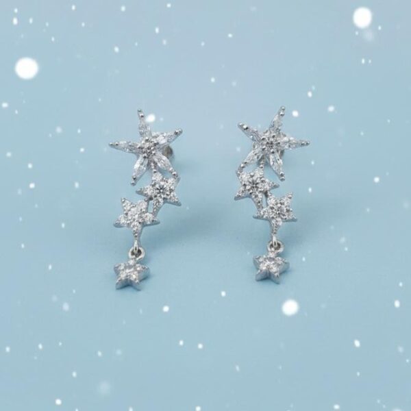 Star Cubic Zirconia Earrings