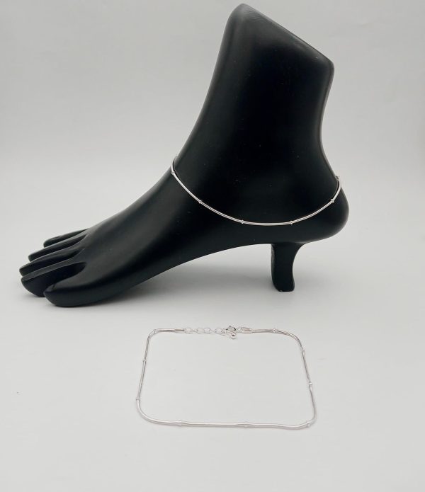 Elegant Silver Anklets for Women