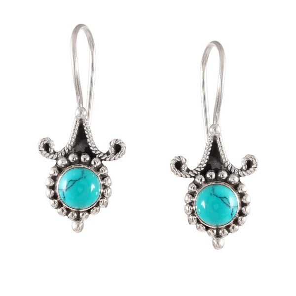 Natural Turquoise Dangles