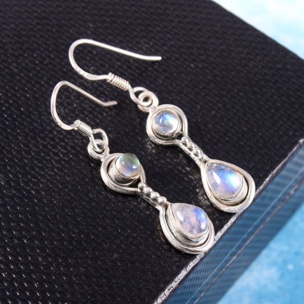 Moonstone earrings