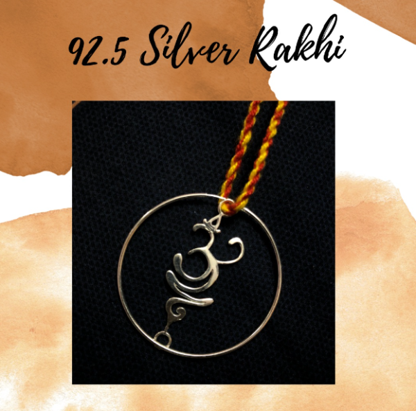 Om Lumba Rakhi / Chuda or Bangle rakhi for Brother, Rakshabandhan, Traditional Moli Rakhi