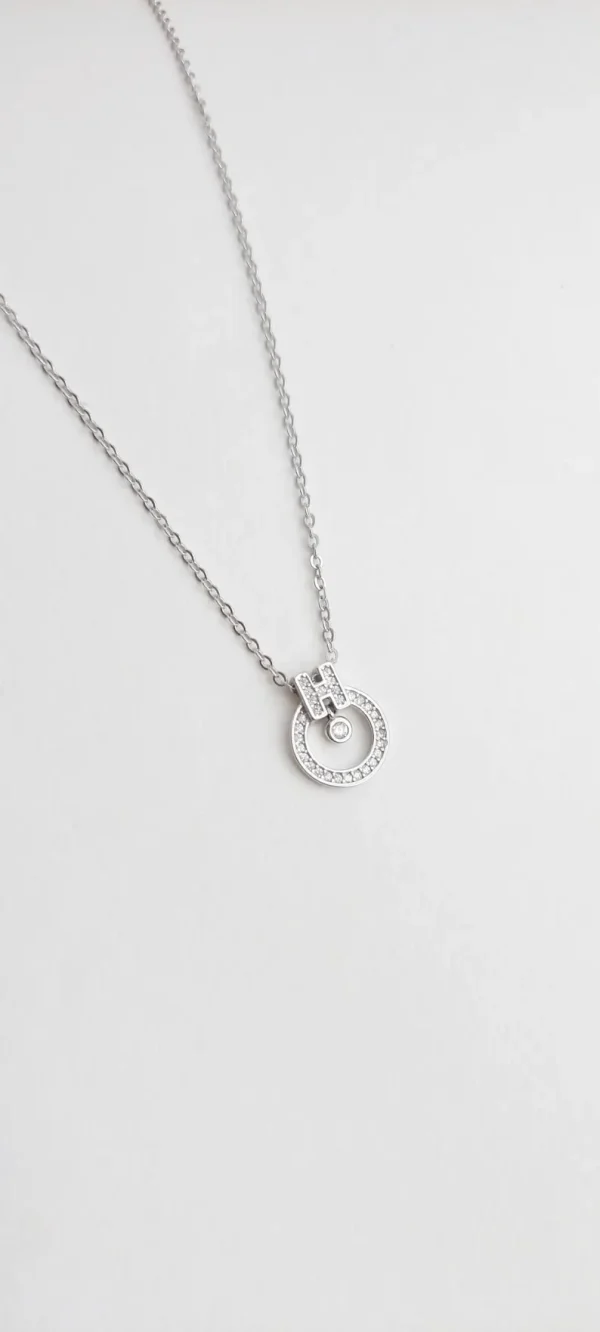 Dainty elegant necklace for women in sterling silver 925