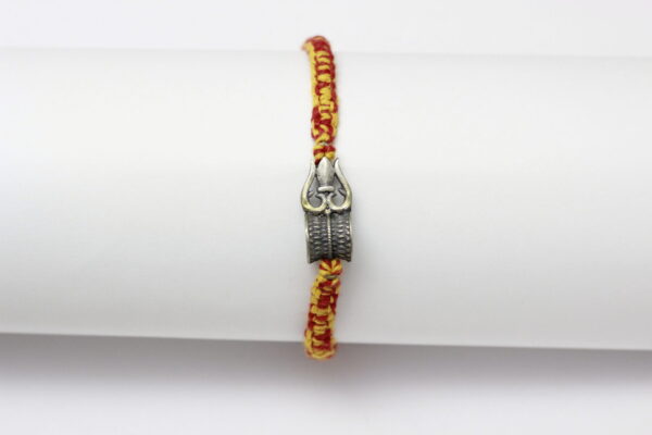 Thrishul Damru Pendant Rakhi for Brother, Rakshabandhan, Traditional Moli Rakhi