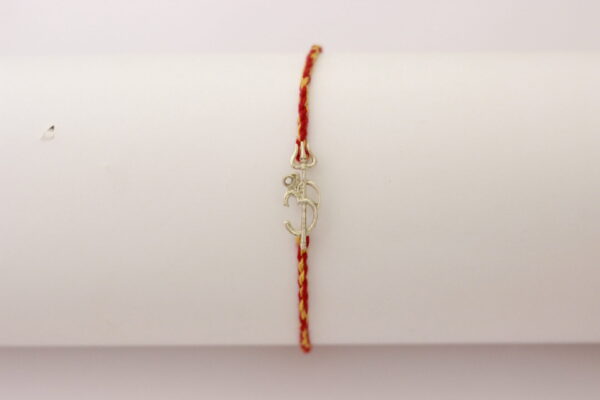 Om Thrishul Pendant Rakhi for Brother, Rakshabandhan, Traditional Moli Rakhi