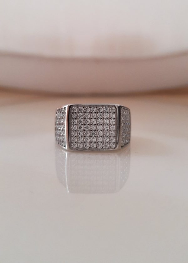 Broad and Thick Silver Ring