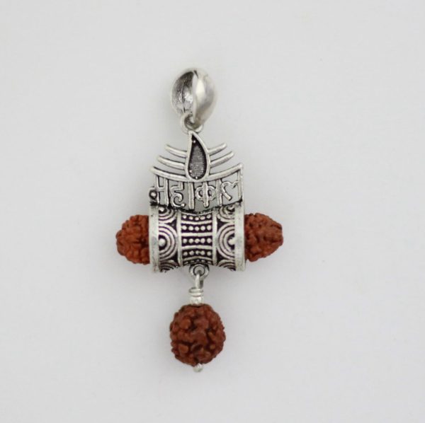 Mahakaal Silver Pendant