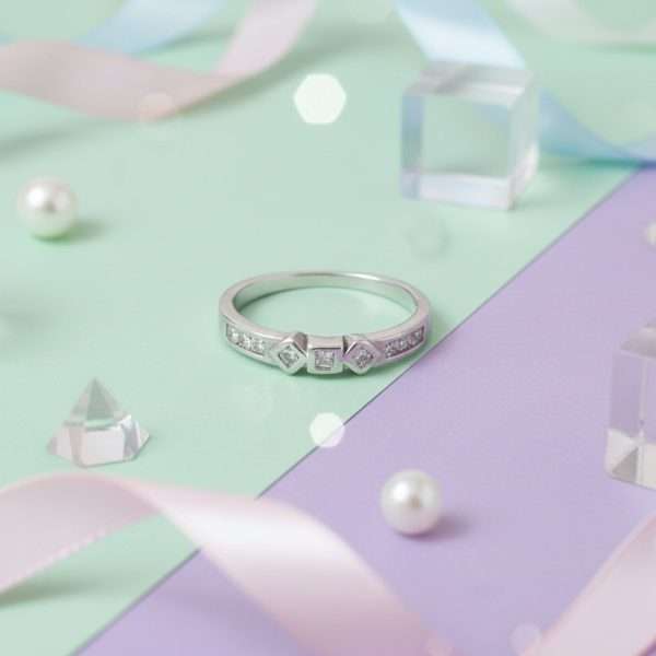 Statement Ring in Sterling Silver 925