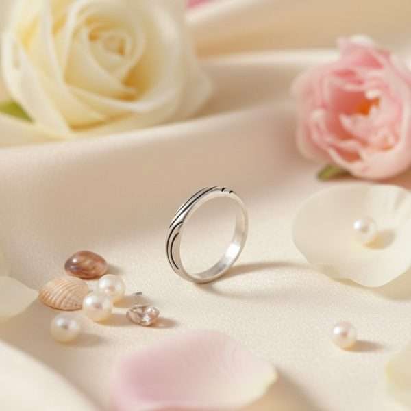 Statement Ring in Sterling Silver 925