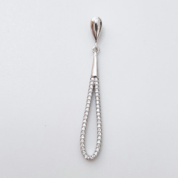 Twilight Drop Sterling Silver Pendant
