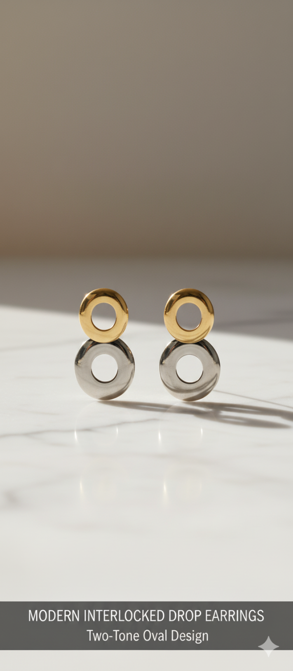 Orbit Stud Silver Sterling Earrings for women