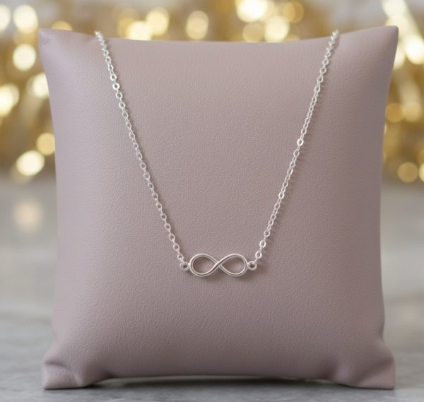 Infinity Necklace For Women In Sterling Silver 925