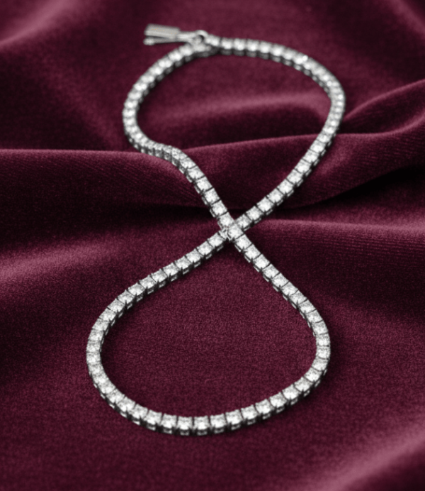 Starlight Curve Bracelet in Sterling Silver 925, Perfect Gift for her (Copy)