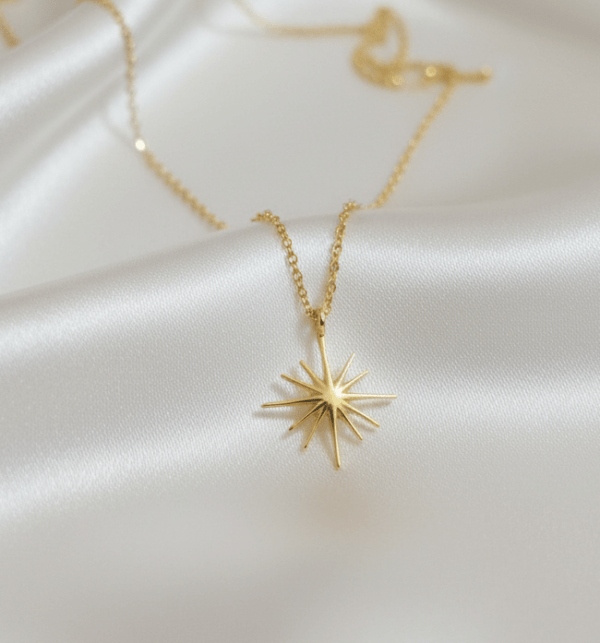 Solara Charm Necklace For Women In Sterling Silver 925