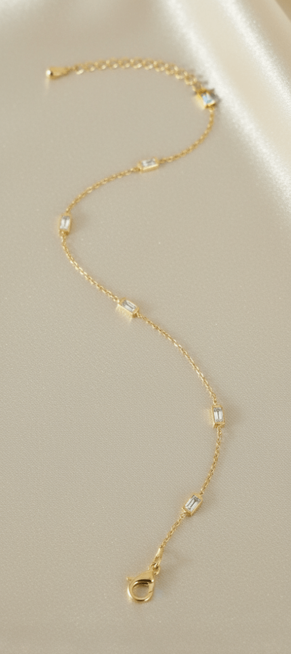 Sunlight Strand Bracelet in Sterling Silver 925, Perfect Gift for her