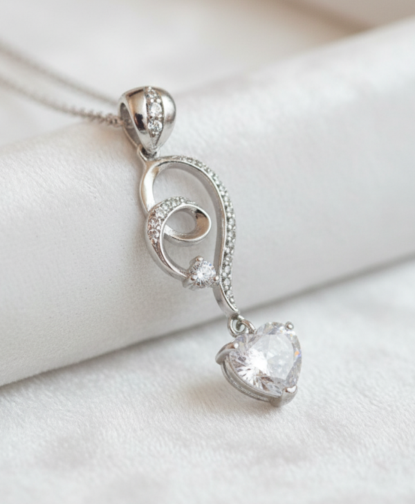 Eternal Heart Sterling Silver Pendant