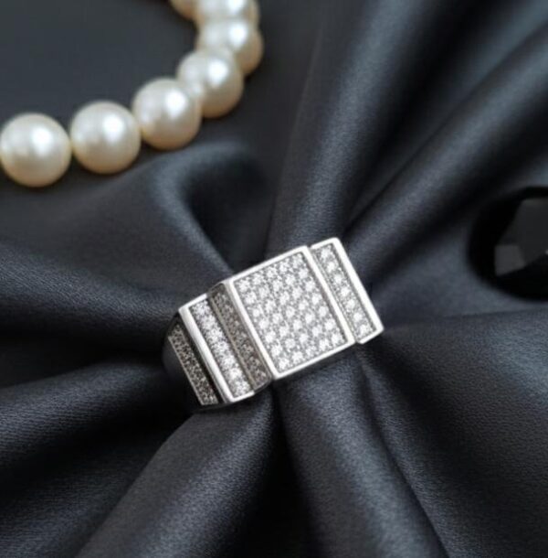 Broad and Thick Silver Ring