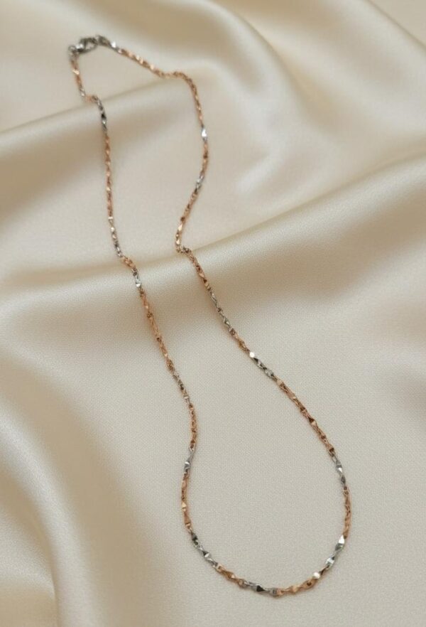 Aurielle Two-Tone Sparkle Chain