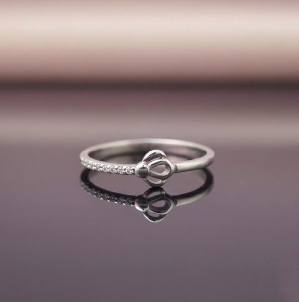 Sterling Silver Tiara Promise Ring