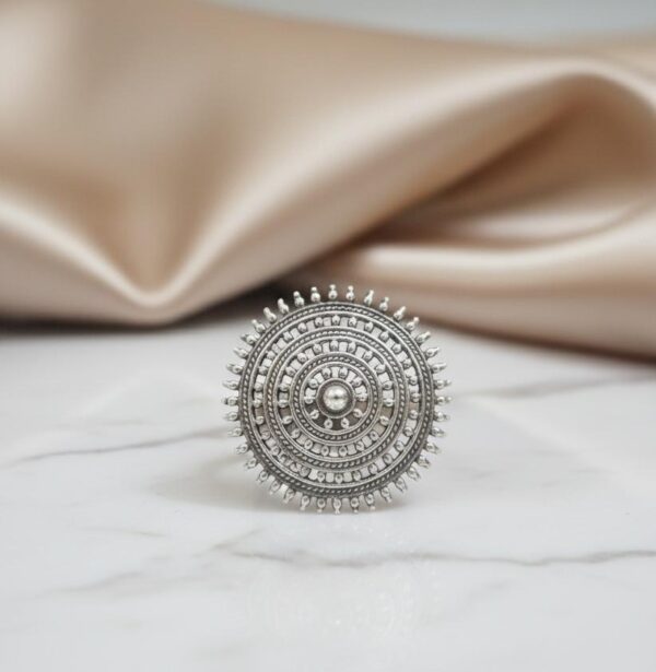 Heritage Mandala Circle Ring