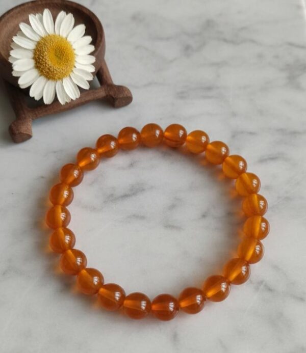 Carnelian Bead Bracelet