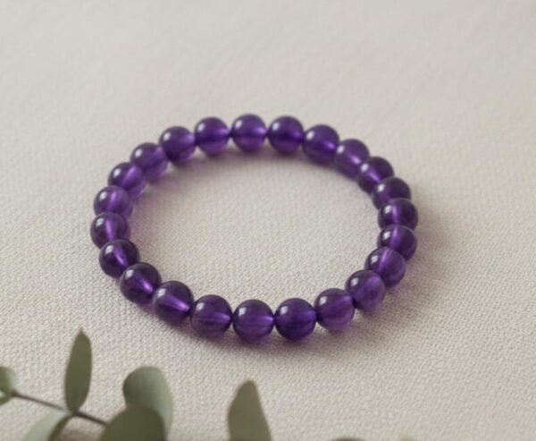 Amethyst Bead Bracelet