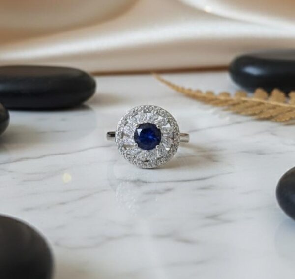 Aurora Statement Ring for Women in Sterling Silver 925