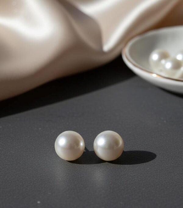 Radiant Signature Pearl Earrings in Sterling Silver 925