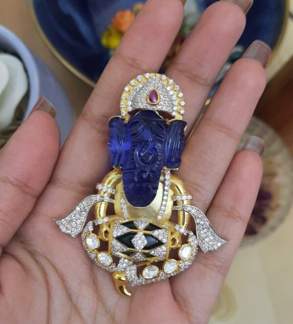Ganesha Grandeur Heritage Pendant & Brooch