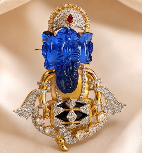 Ganesha Grandeur Heritage Pendant & Brooch