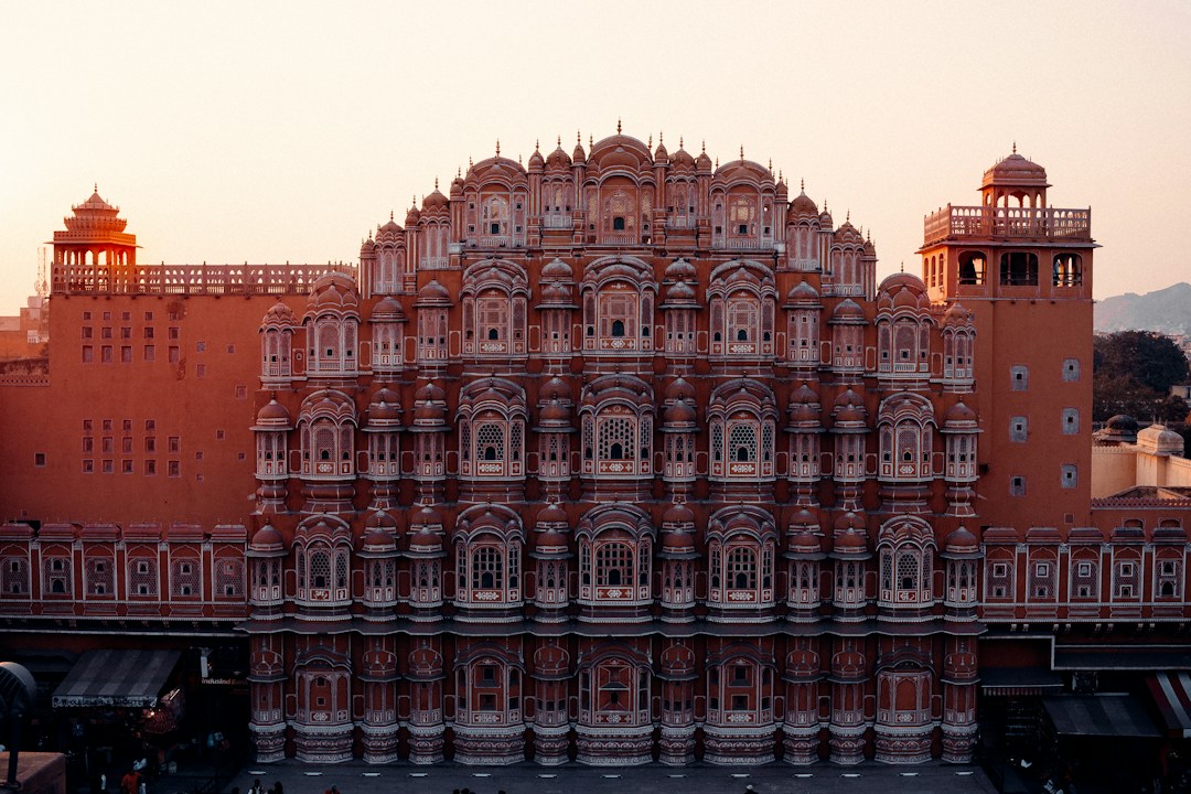 Jaipur's pink city architecture, an editorial visual for modern Jaipur jewelry