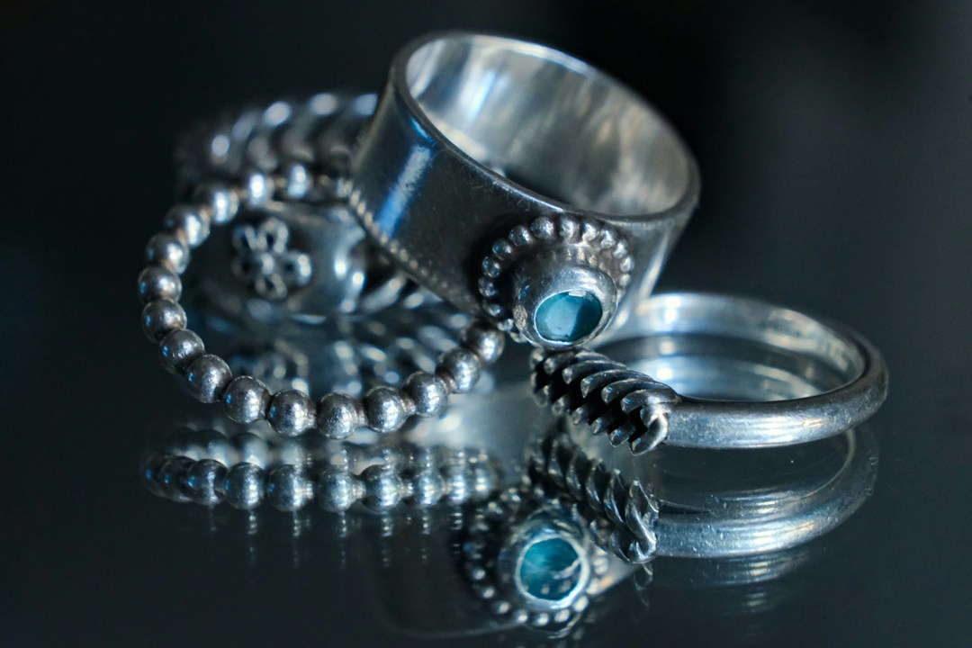 Modern silver jewelry styled for a contemporary wardrobe